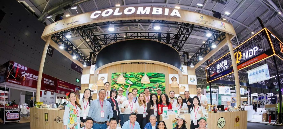 Nuestros Cafeteros Colombianos brillaron en la Feria Hotelex China