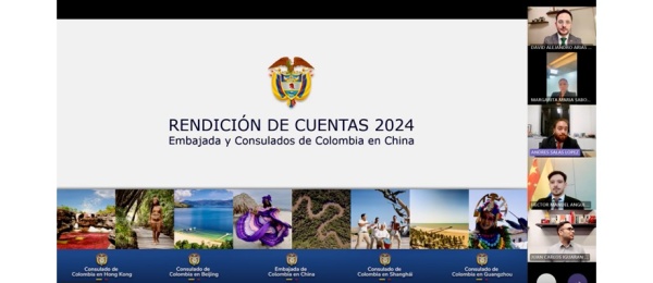 La Embajada y Consulados de Colombia en China realizaron su rendición de cuentas 2024